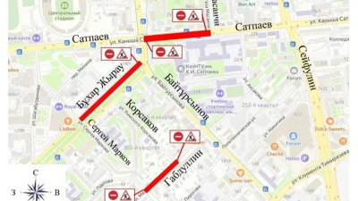 Алматының үш көшесінде көлік қозғалысы шектеледі