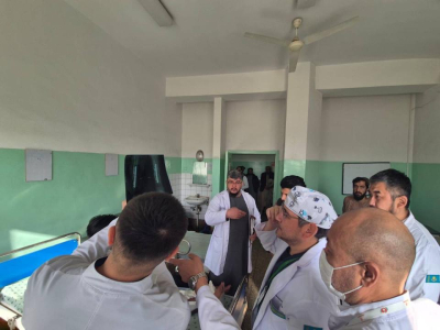 Ауғанстандағы гуманитарлық миссияға Қазақстан дәрігерлері қатысып жатыр