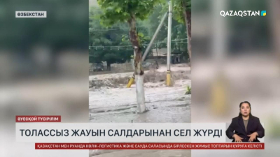 Өзбекстанда толассыз жауын салдарынан сел жүрді