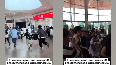 100 адамға тегін билет: Алматыда аквапаркте тегін шомылмақ болғандар тапталып қала жаздады (ВИДЕО)