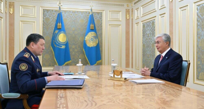 Мемлекет басшысы Ішкі істер министрі Ержан Сәденовті қабылдады