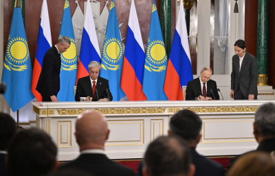 Қазақстан-Ресей қарым-қатынасын одақтастық деңгейге жеткізу жөніндегі декларацияға қол қойылды