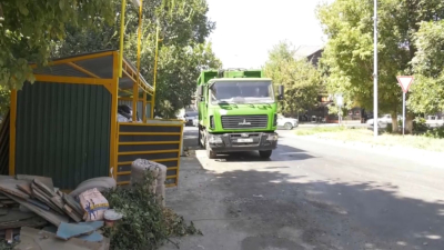 Шымкентте қоқыс жәшіктеріне камера орнату ұсынылды