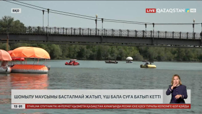 Оралда 15 жастағы бала суға батып кетті