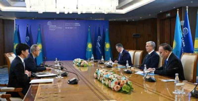 Президент Жаһандық жасыл даму институтының төрағасы Пан Ги Мунмен кездесті