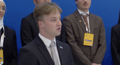 Франциялық студент Тоқаевқа қазақ тілін үйреніп жүргенін айтты