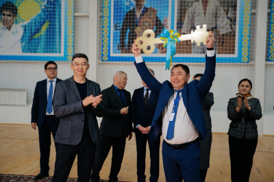 Батыс Қазақстан облысының Ақжайық ауылында жаңа спорт кешені ашылды