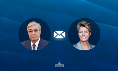 Мемлекет басшысы Швейцария президентін құттықтады
