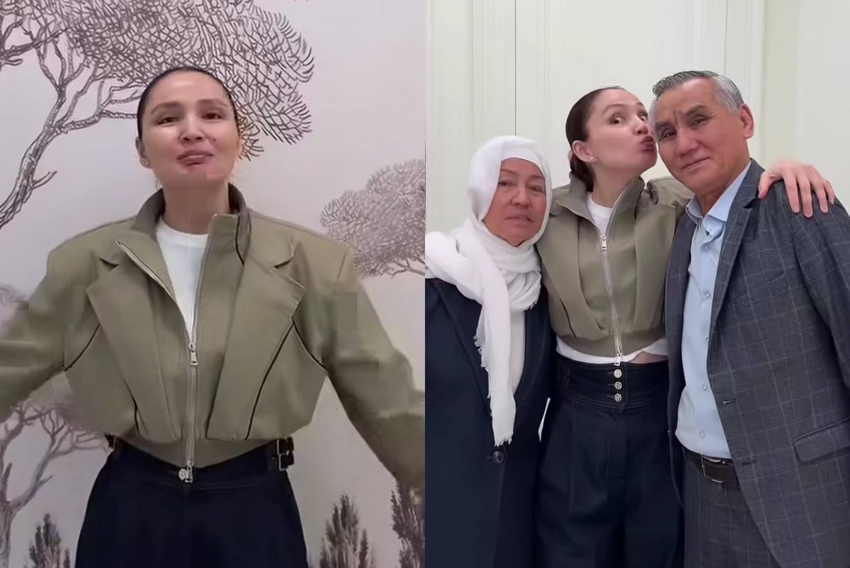 «Ұзақ күткен күнге жеттім»: Жұлдыз Әбдікәрімова ата-анасына тосын сый жасады (ВИДЕО)