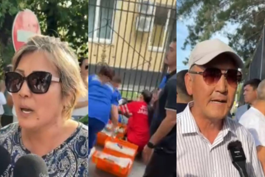 «Соңына дейін барамыз»: Сотталушылардың туыстары сот залынан шыққан соң жаппай шу шығарды (ВИДЕО)