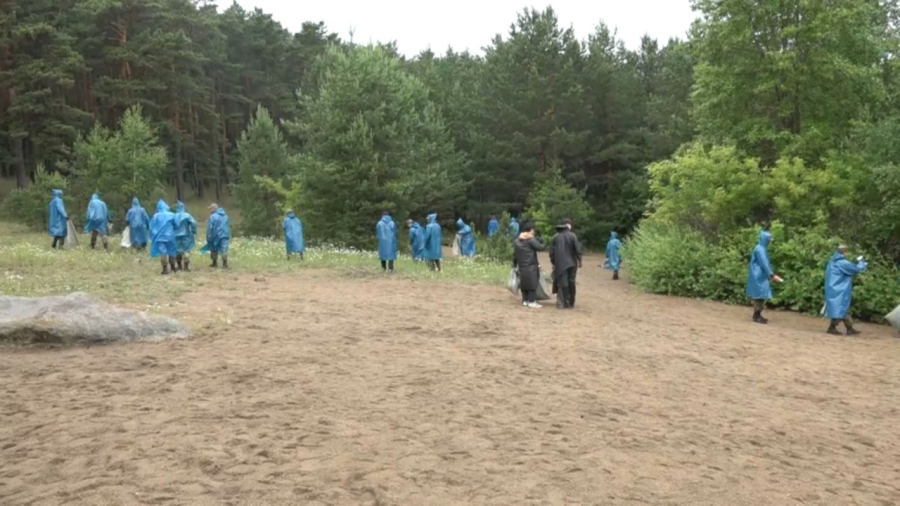 Щучье көлінің жағасы қоқыстан тазартылды