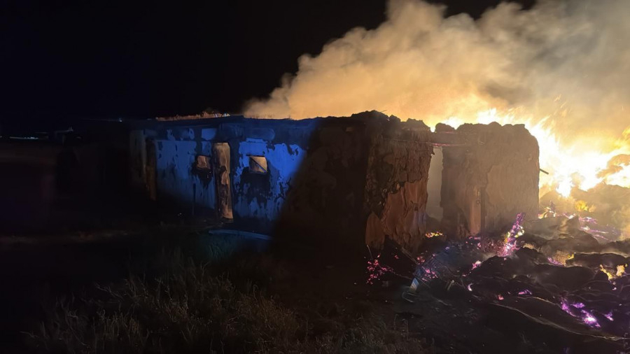 Ақмола облысында 60 тонна шөп өртенді
